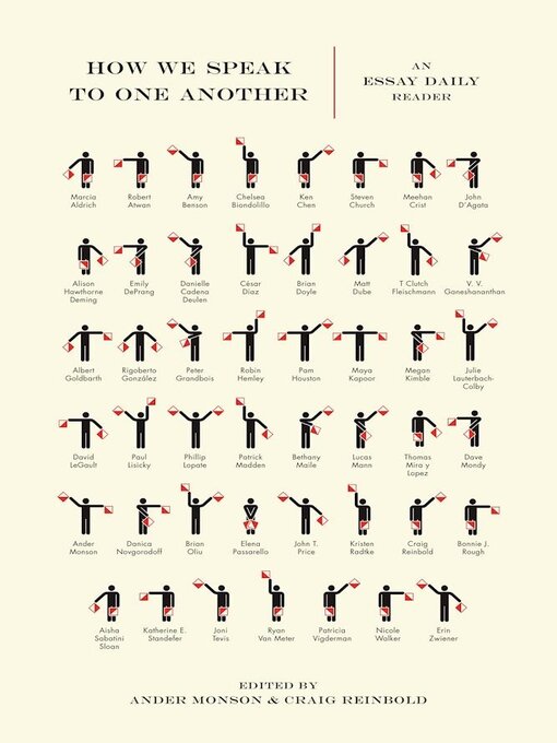 Title details for How We Speak to One Another by Ander Monson - Available